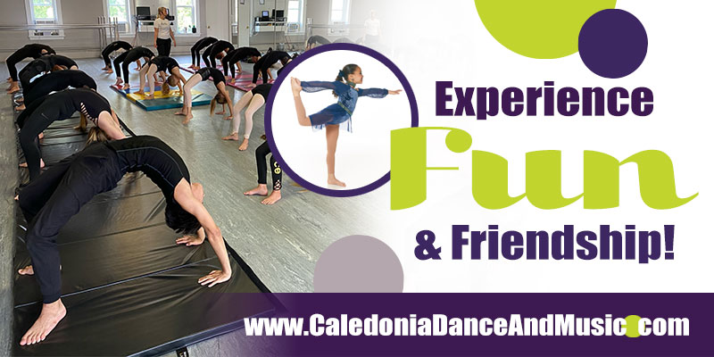 Caledonia Dance and Music gymnastics guide 2021