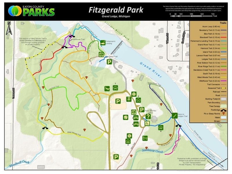 Fitzgerald Park Map