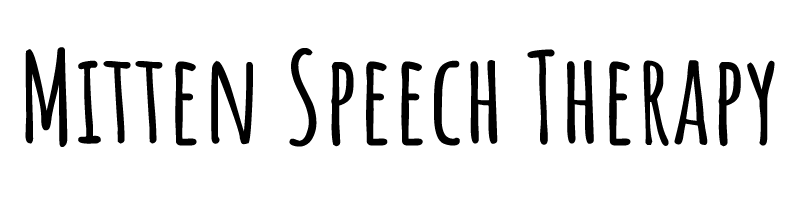 mitten speech therapy logo