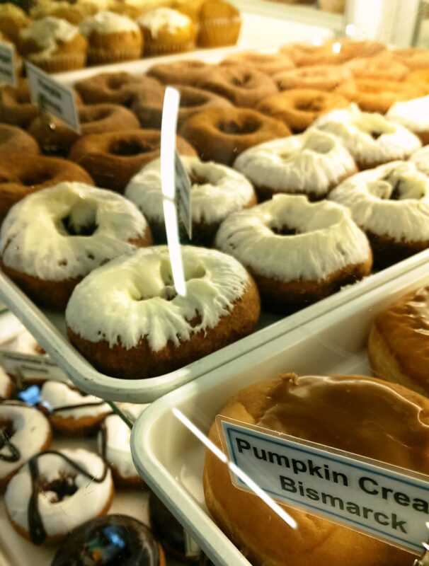 pumpkin donuts heidi's farmstand