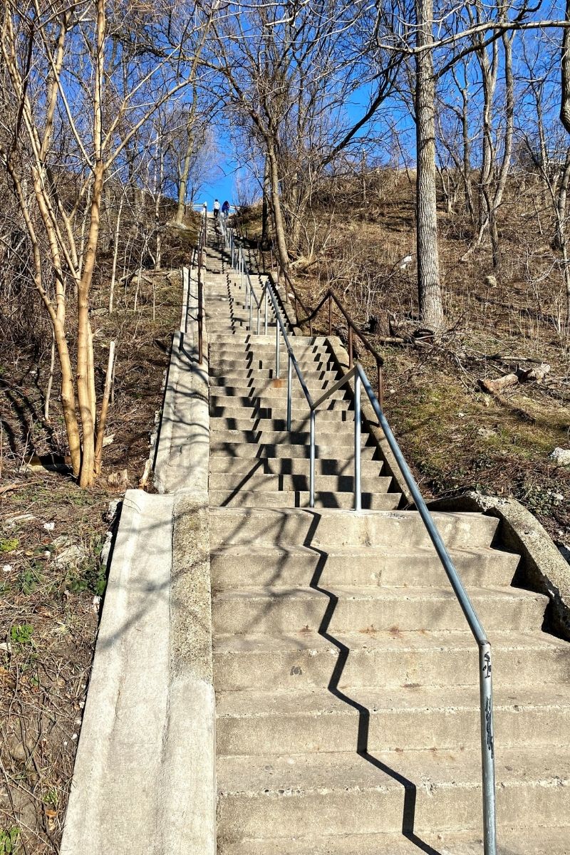 stairs on Division city of Grand Rapids