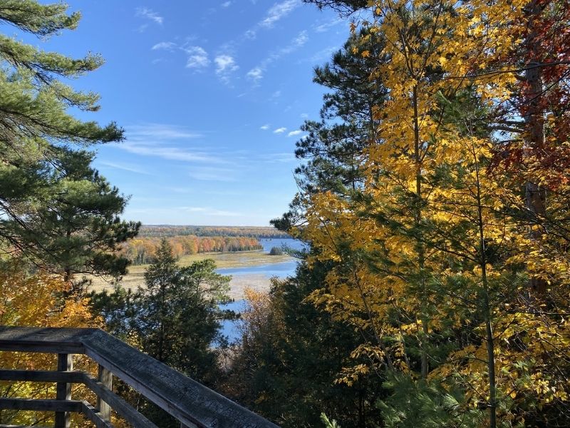 Au Sauble River Overlook River Road Scenic Byway Huron National Forest