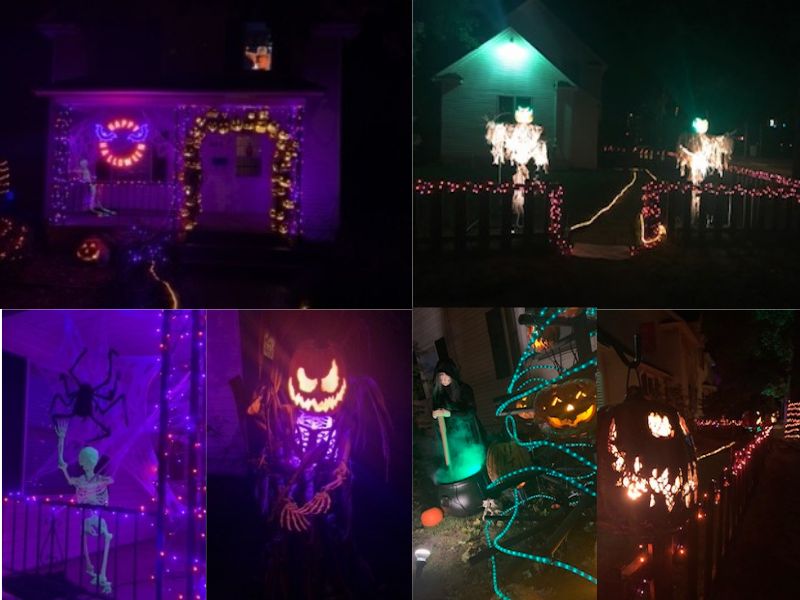 20+ Best Decorated Halloween Houses Use this Frightfully Fun Map to