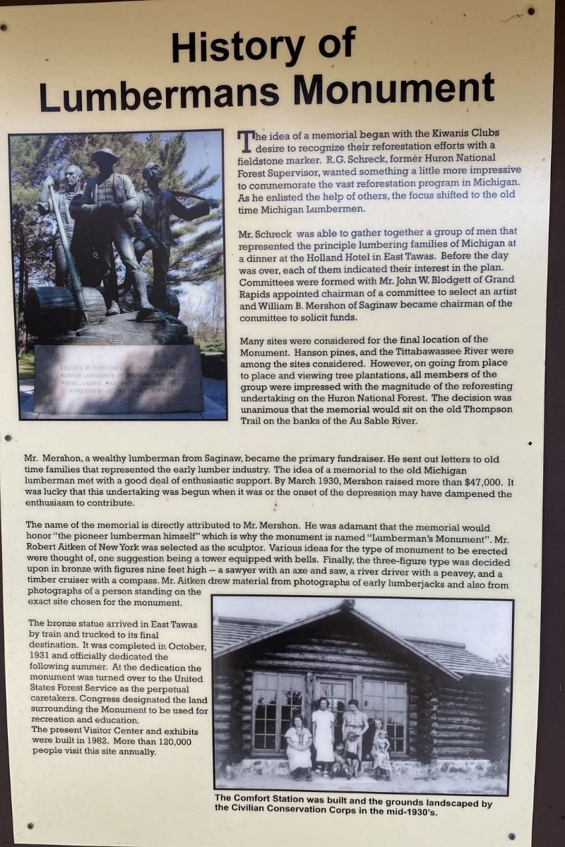 History of Lumberman's Monument