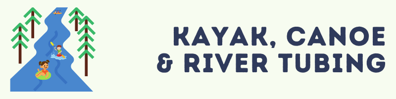 canoe kayak river tubing banner