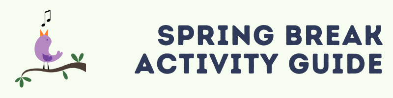 spring break activity guide banner