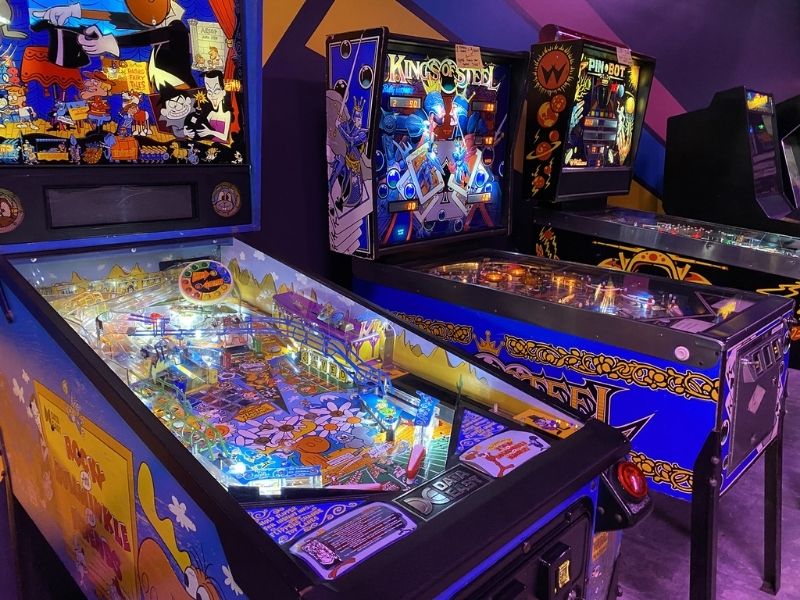Pinballs Games at Retro Electric Arcade in Lowell