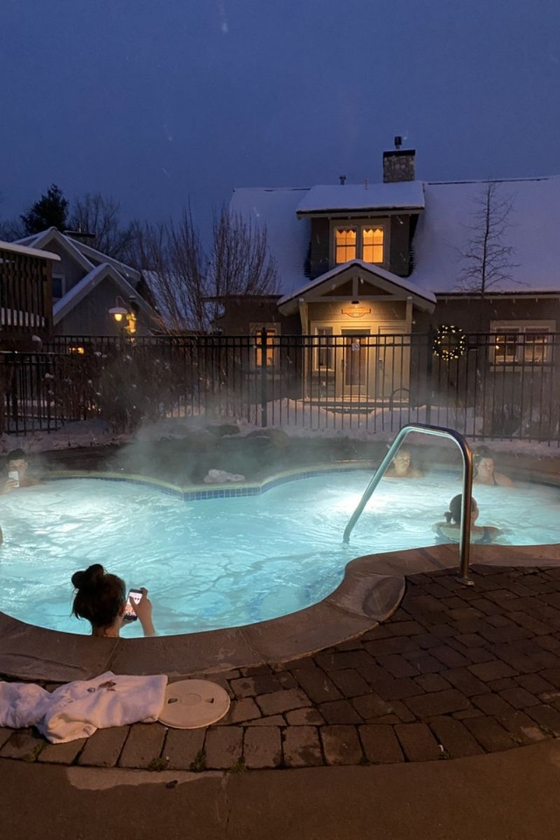 Crystal Mountain Resort Michigan Outdoor Hot Tub 1