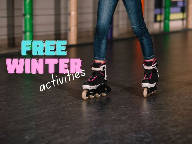 Free Winter Activities roller skating