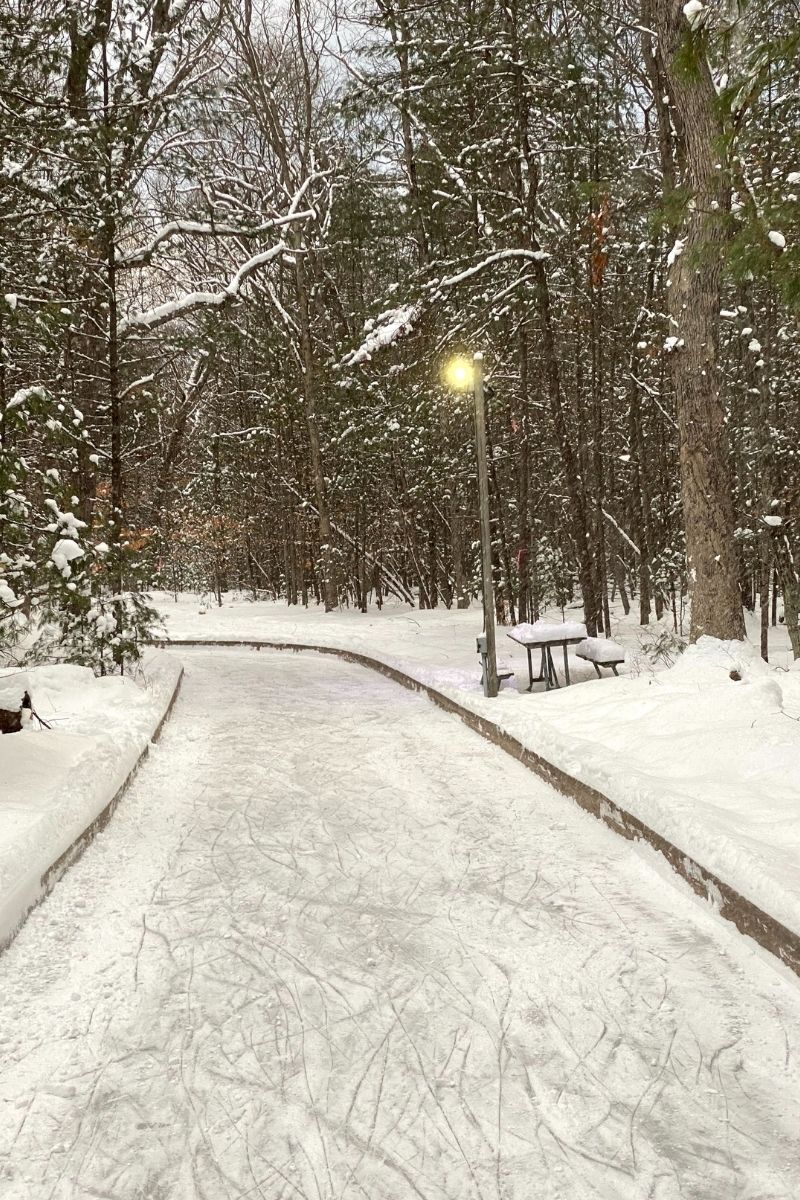 This 2-mile Ice-skating Trail in Canada Winds Through a Forest