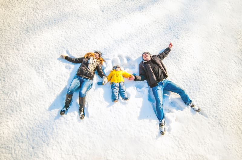Alles Law family snow angels