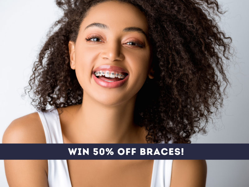 girl with braces giveaway with banner