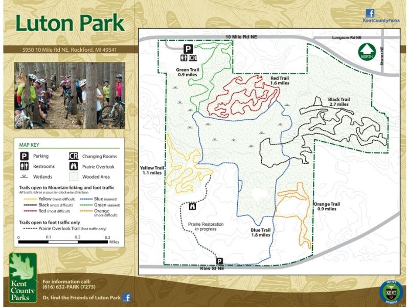 luton park trail map