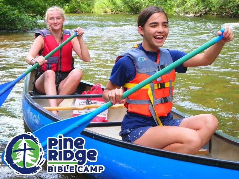pine ridge bible camp canoe