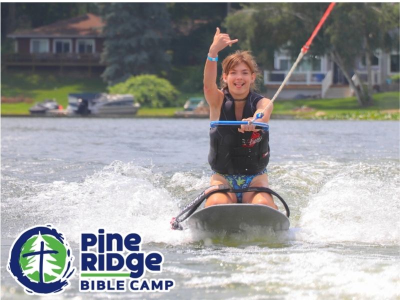 pine ridge bible camp water sports