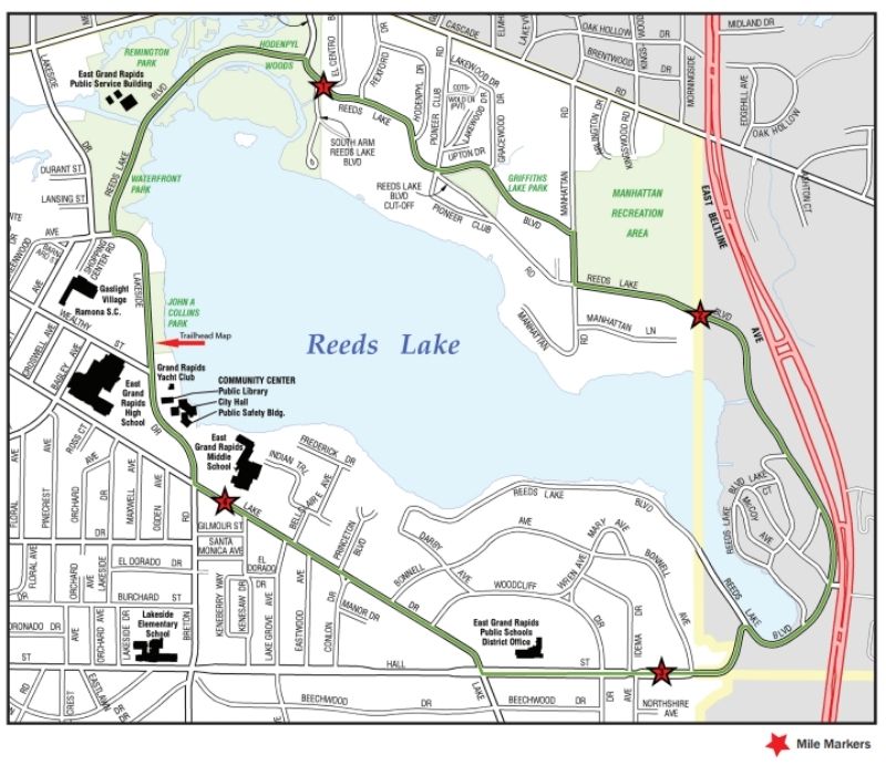 riley lake trail map east grand rapids bike path