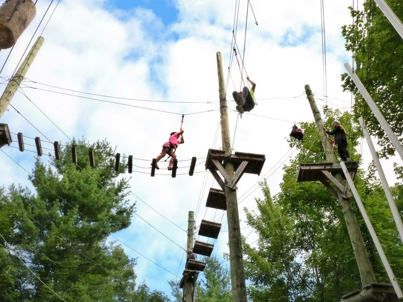 Camp Manitou Lin Ropes Course