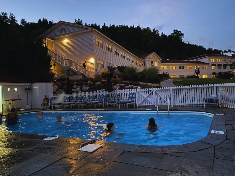 Pool at Mission Point Resort Mackinac Island