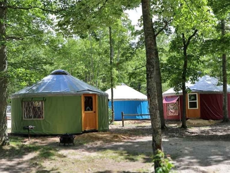 Traverse City Yurts Glamping Michigan
