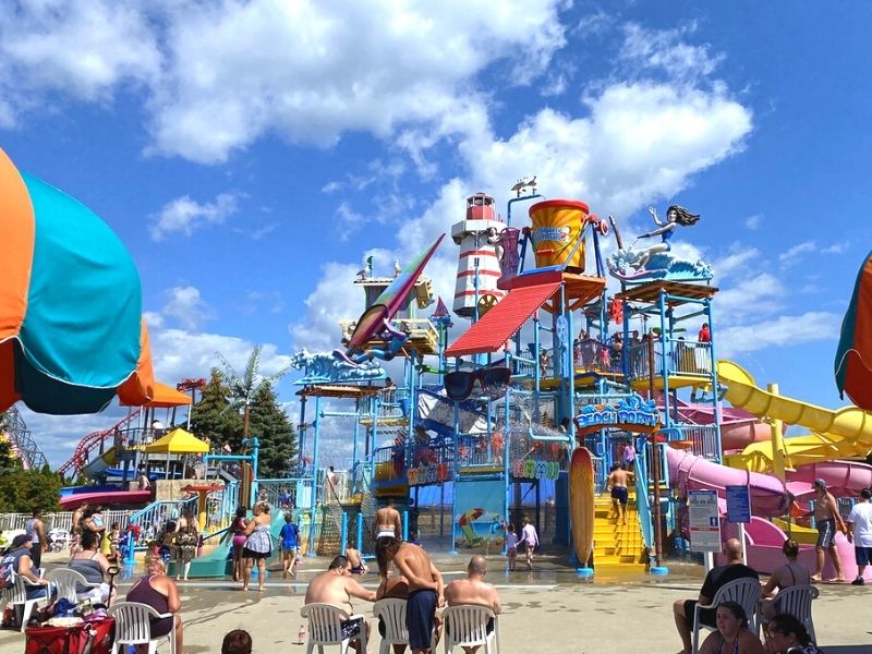 beach party waterpark michigan's adventure