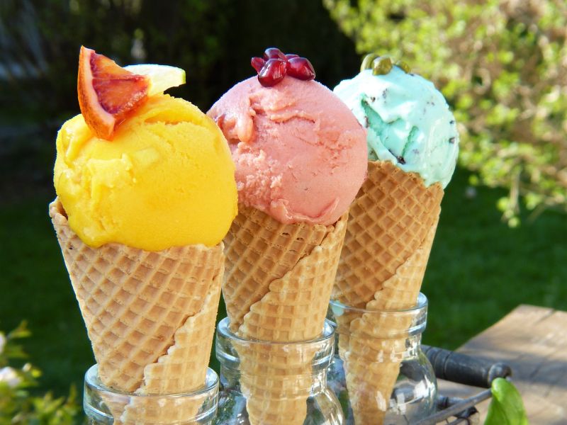 ice cream places and ice cream shops