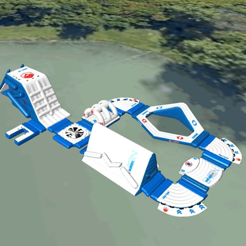 layout of the new waterpark at action wake park