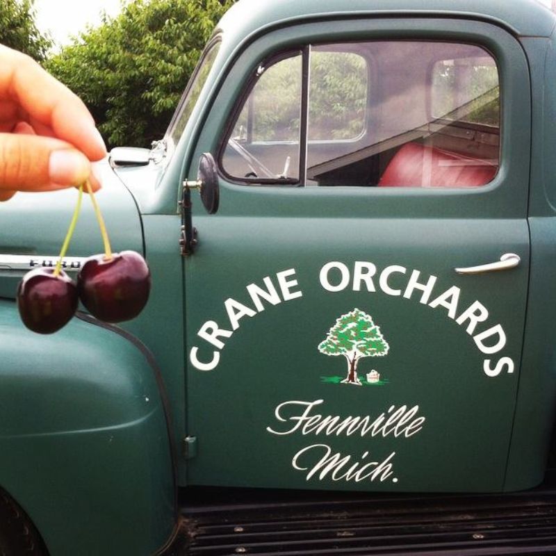 Crane Orchards Cherry Picking Michigan