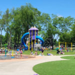Rosewood Park is a Smash Hit With its 2-Story Slide & Cool Splash Pad
