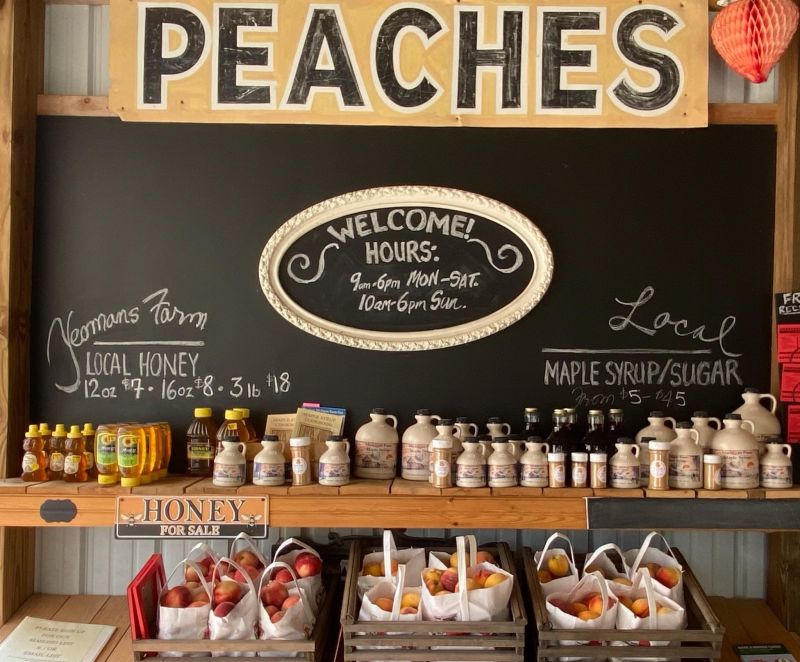Hanulcik Farm Market peaches