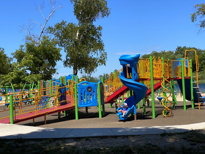 Hamlin Lake Playground Ludington State Park