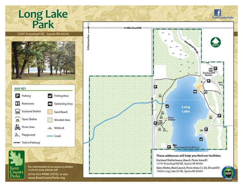Long Lake Park in Sparta MI