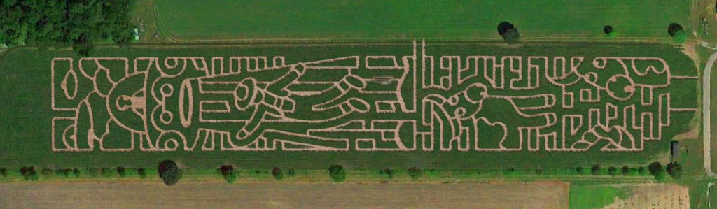 Shawhaven Farm corn maze 2022