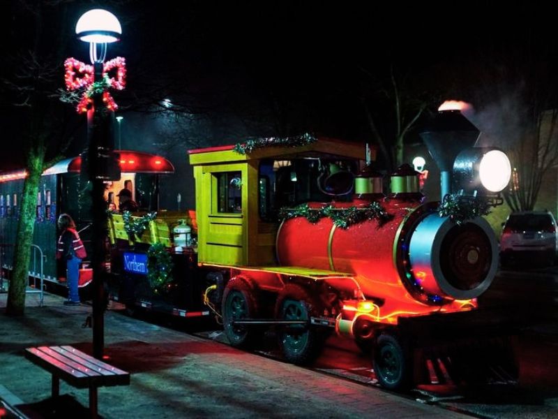 Michigan Christmas Trains Northern Star Railroad in Midland Michigan