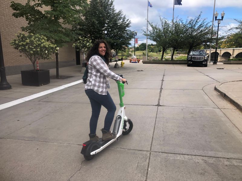 Downtown Grand Rapids - Electric Scooter