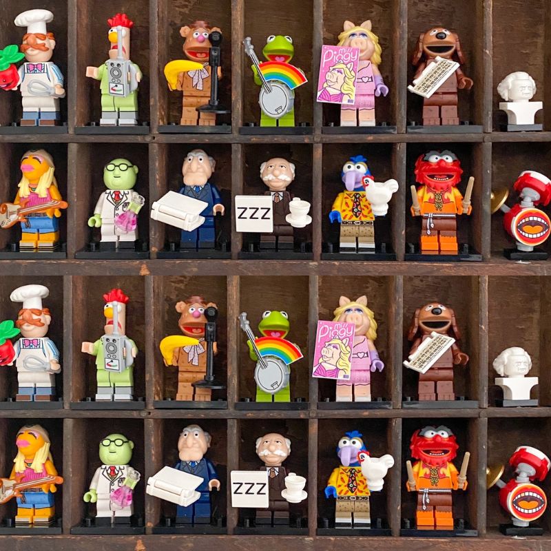 muppet lego minifigures at BAM