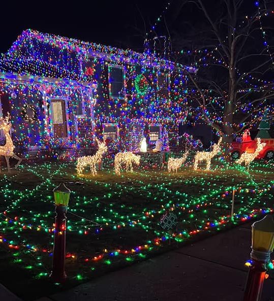 574 venna place coopersville christmas light display