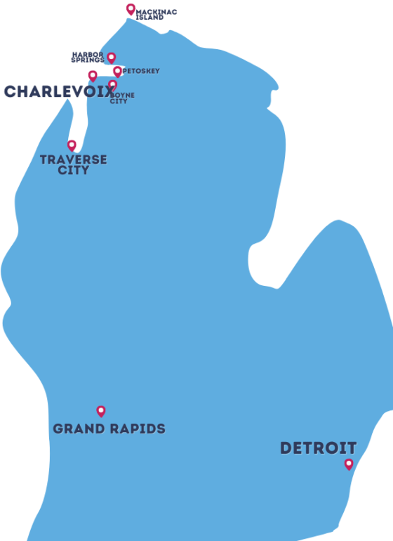 This Winter Weekend Getaway to Charlevoix Michigan is IT!