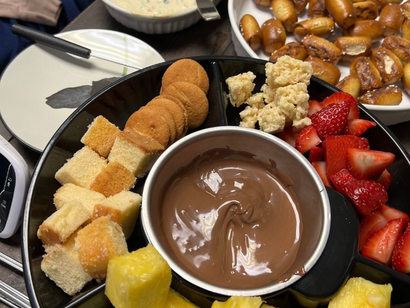 Fondue At Home Date Night Idea