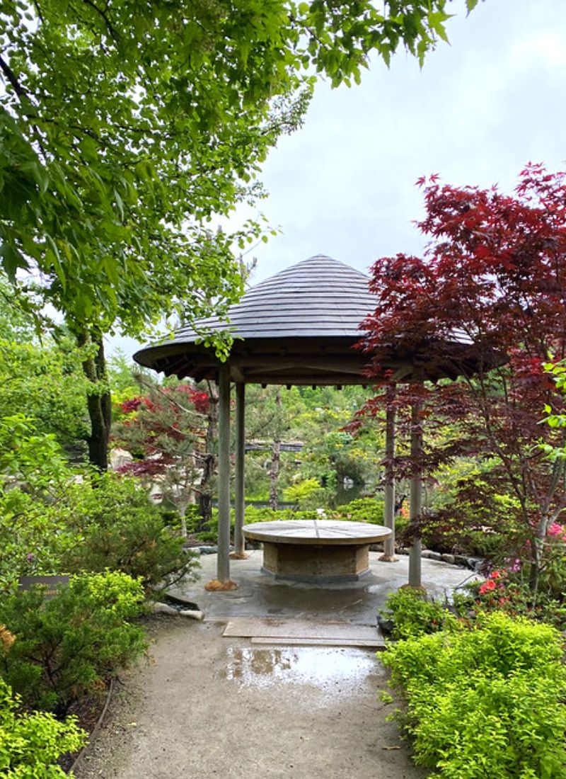 Frederik Meijer Gardens Japanese Garden peninsula