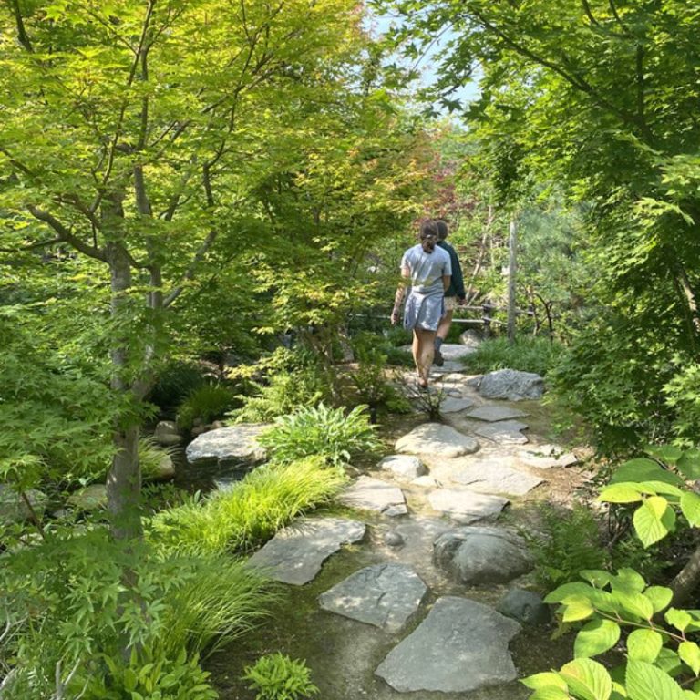 stepping Stone Pathway japanese garden grand rapids