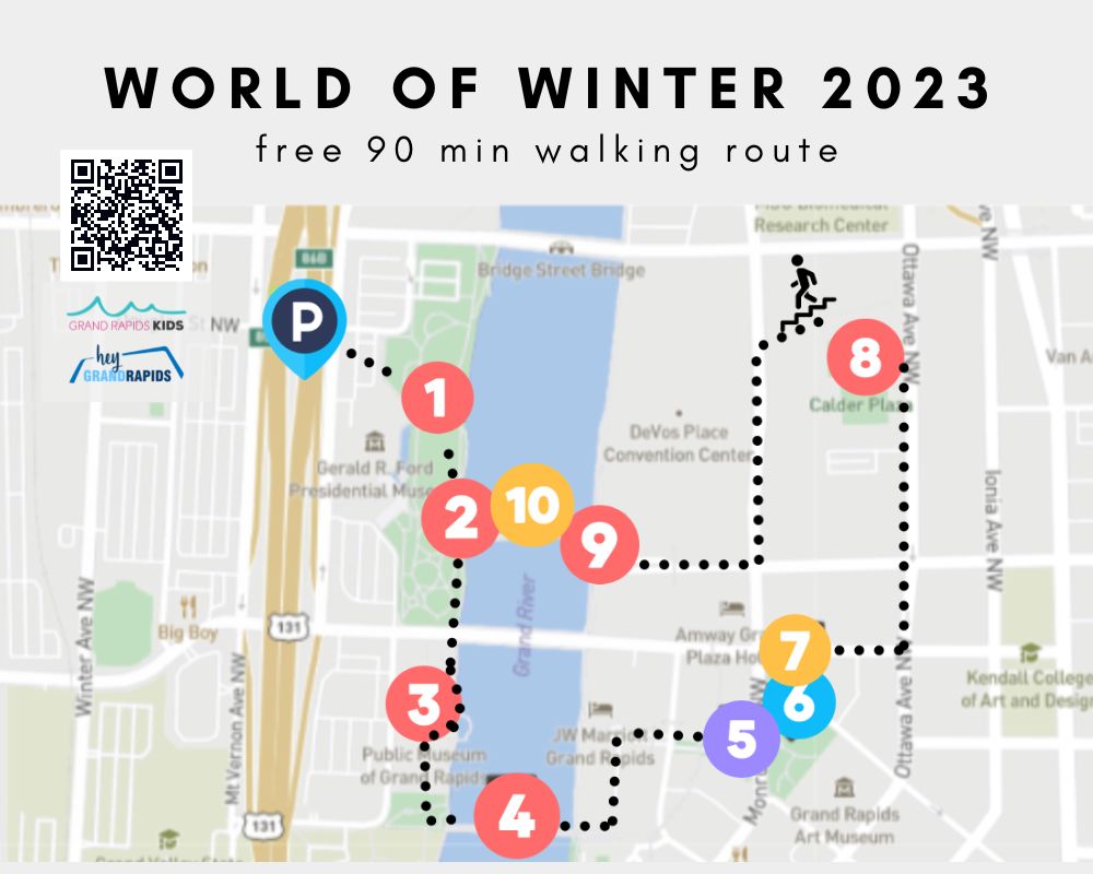 world of winter walking route 90 minutes