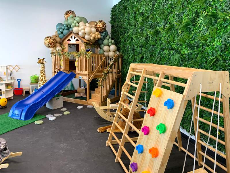 Coffee Clubhouse Play Area Plant Wall