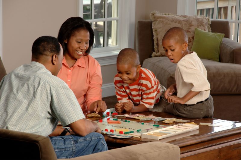 Wedgwood family playing board game