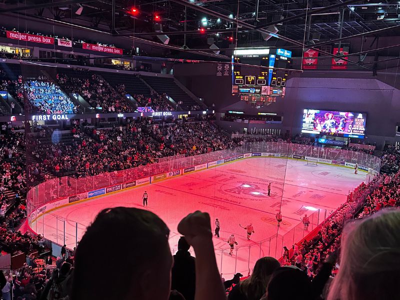 grand rapids griffins game van andel arena