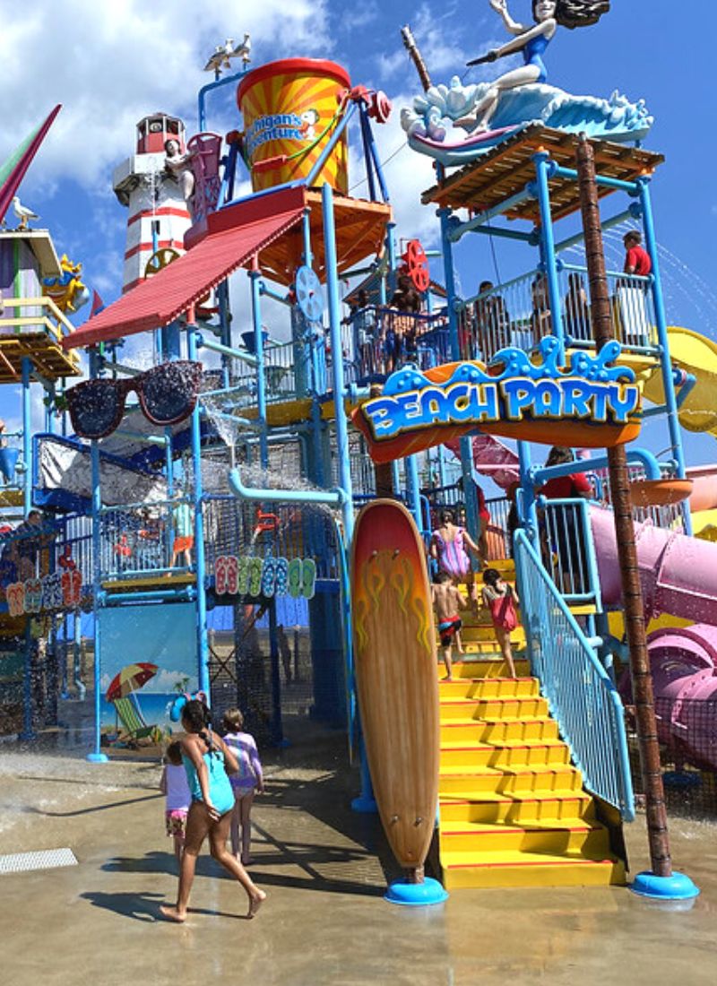 beach party waterpark for kids
