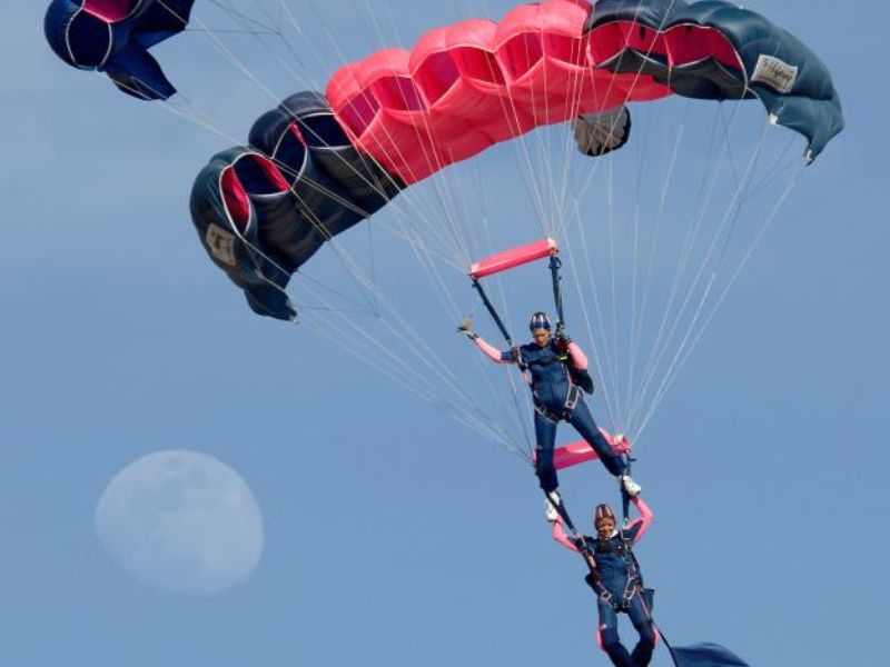 Parachuters Battle Creek Air Festival