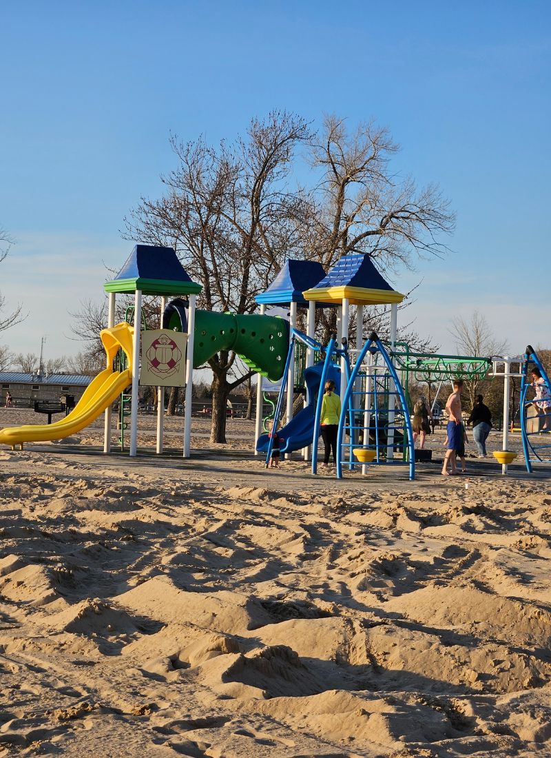 Grand Haven State Park beach playground