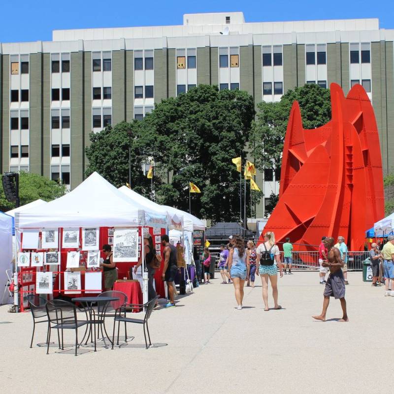 Festival of the Arts Grand Rapids Calder Plaza