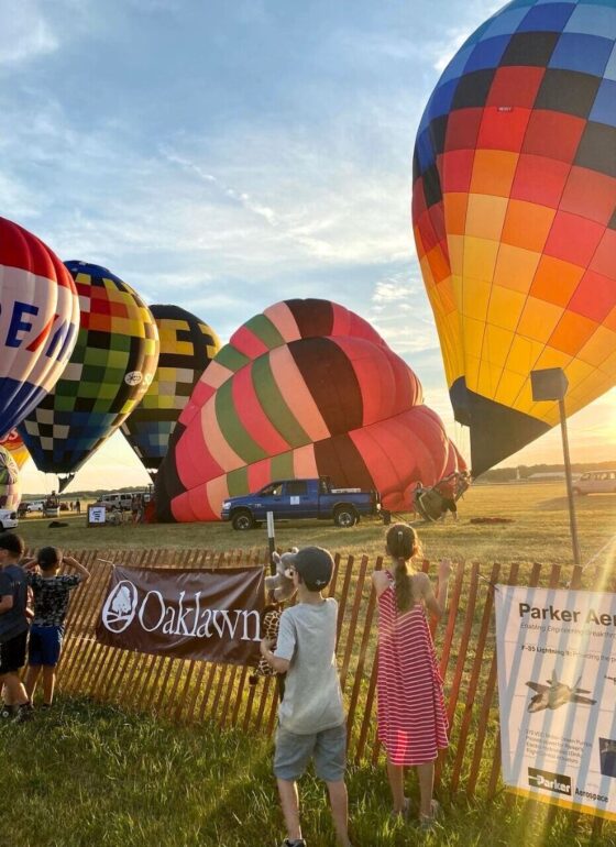 Look Up! 2023 Battle Creek Field of Flight Hot Air Balloon Festival