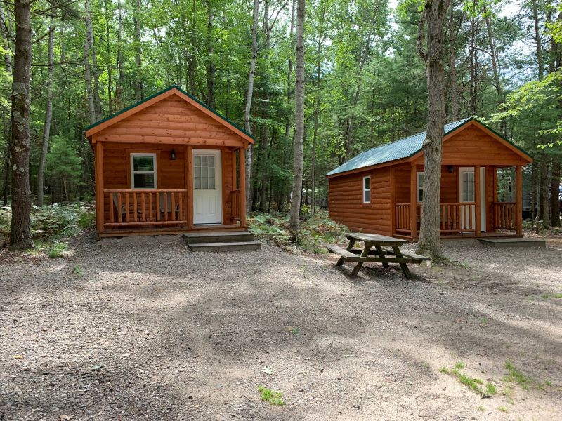 Lake Michigan Campground cabins